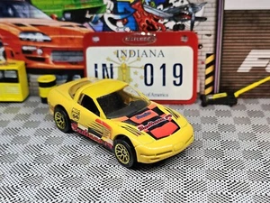 Matchbox Across America 50th Birthday Series Indiana 1997 Chevy Corvette W Plate - Picture 1 of 8