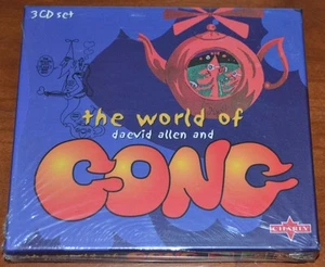 The World Of Daevid Allen And Gong - Sealed 3 CD Clamshell Box - Charly Records - Imagen 1 de 6