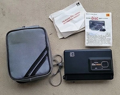 Cámara Kodak Disc 6000 SIN PROBAR con 1 disco de película con estuche Foto 1 de 4