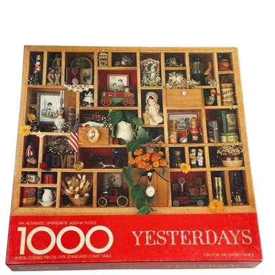 Springbok Yesterdays 1000 Teile Puzzle Komplett - Bild 1 von 4