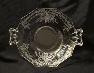 Vintage Fostoria Juni Band & Schleife Zitronenscheibe/Bonbonschale 1928-1952 - Bild 1 von 3