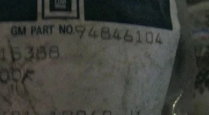 NOS GM 94846104 Coat Hook 1989-1994 Prizm - Picture 1 of 2