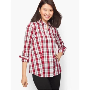 Talbots neu mit Etikett Langarm Hemd mit Knopfleiste * klassisch kariert 12 - Bild 1 von 10