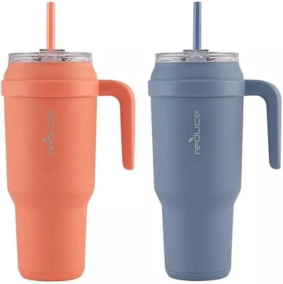 Reduce Cold1 50-oz. Soft Grip Tumbler With Handle & Straw, 2 pack - Image 1 of 3