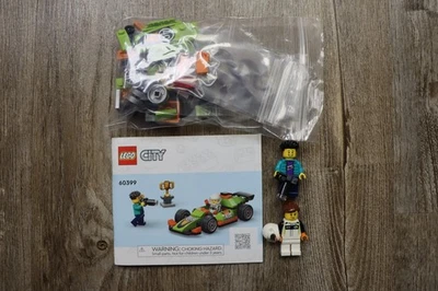 LEGO® City 60399 Coche de Carreras Verde 100% Completo con Instrucciones Propiedad de Adultos! ¡BONITO! Foto 1 de 4