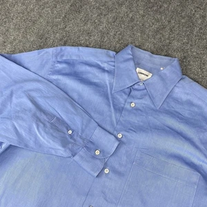 Lorenzini Dress Shirt Mens 16.5 42 Button Up Made Italy Classic Formal - Picture 1 of 10
