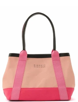 Холщовая сумка Barneys New York с логотипом 2243488 розовая - Изображение 1 из 4