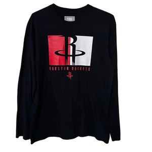 NBA Houston Rockets T-Shirt Unisex Size Large Color Black long sleeves  - Picture 1 of 4