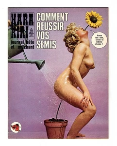 HARA KIRI n°128 mai 1972 Réussir vos semis GEBE / WOLINSKI / REISER TTBE - Imagen 1 de 2