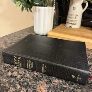 ASV American standard Version Bible 1901 1929 Nelson 755 Faux Bonded Leather - Picture 1 of 21