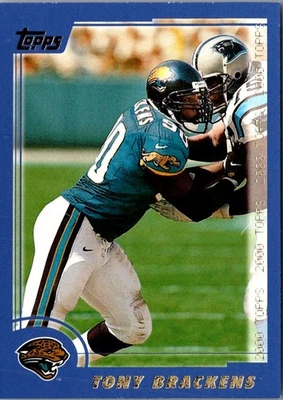2000 Topps Tony Brackens #115 Jacksonville Jaguars Football Card - Image 1 of 2