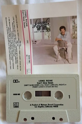 Can't Slow Down by Lionel Richie (Cassette, 1983, Motown) - Image 1 of 2