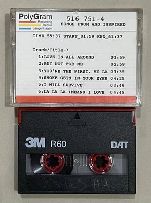 Barry White Gloria Gaynor Swing Out Sister Lena Fiagbe Sting DAT Cassette Tape - Image 1 of 3