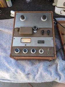 Ampex 601 Reel To Reel Vintage Looks To Be In Pretty Good Cosmetic Shape... - Picture 1 of 24