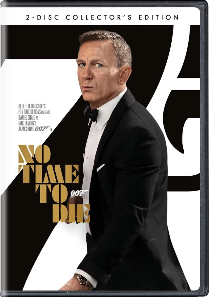 No Time To Die + Skyfall + Quantum Of Solace + Licence To Kill DVD 007  - Image 1 of 4
