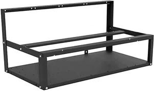 2x Mining Rig 6 - 8 GPU´s Open Air Frame Miner Case Test Bench Benchtable NEU - Bild 1 von 1