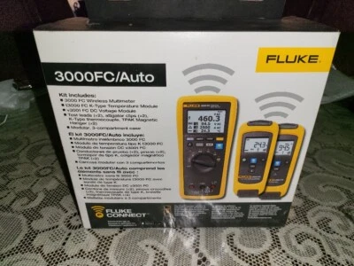Kit de multímetro digital Fluke, automotriz, inalámbrico, voltaje CA/CC, corriente AC/CC Foto 1 de 3