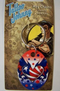 TATTOO JOHNNY HEART KEY CHAIN - Bild 1 von 1