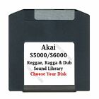Akai S5000 / S6000 100Mb Zip Disk Reggae, Ragga & Dub Library Choose Your Disk