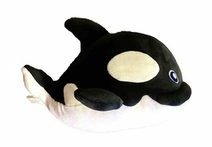 Adventure Planet 11” Orca Killer Whale Cartoon Plush Stuffed Animal RARE EUC - Picture 1 of 13
