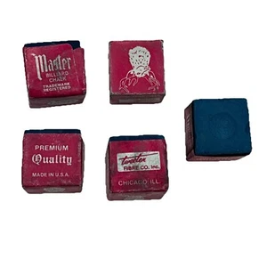 Master Blue Pool Queue Kreide, 5 Stück - Bild 1 von 7