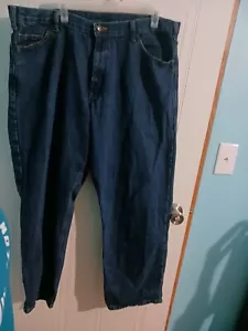 Sz 40 x 30" RK Brand Mens Dark Wash Denim Jeans Pants New /Laundered Never Worn - Picture 1 of 3