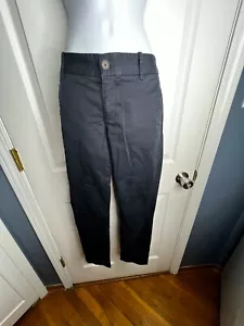 J. Pantalón chino Crew Frankie para mujer 2 negro elástico algodón pierna recta XS - Imagen 1 de 14