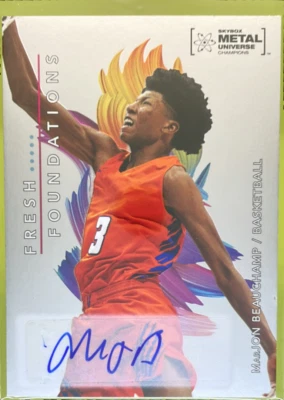 2022 Skybox Metal Universe Champions Marjon Beauchamp Fresh Foundations #FF15 - Image 1 of 2
