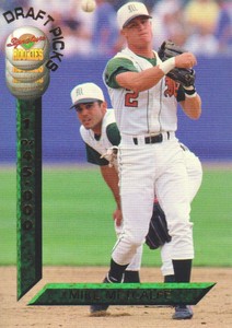 1994 Signature Rookies Draft Picks Baseball #63 Mike Metcalfe LA Dodgers