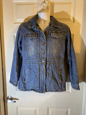 Chaqueta/ablazer de jean Faded Glory Outerwear. Forro acolchado. Mujer M (8/10). AE-1 Foto 1 de 4