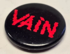 VAIN Band Vintage PIN Button 1989 1990 No Respect Tour Davy Collectible Merch - Picture 1 of 8