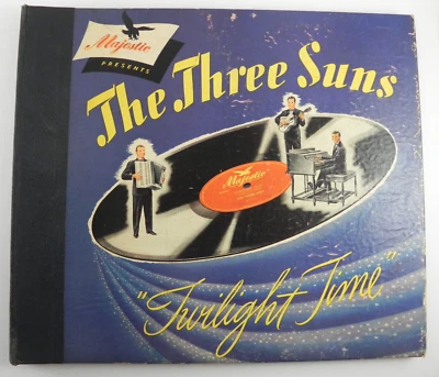 The Three Suns ~ Twilight Time ~ 1947 Majestic Record Album M2 - 3 x 10" 78RPM - Image 1 of 4