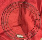 14" Round Metal Wreath Frame Ring DIY Macrame Floral Crafts Wire Form 