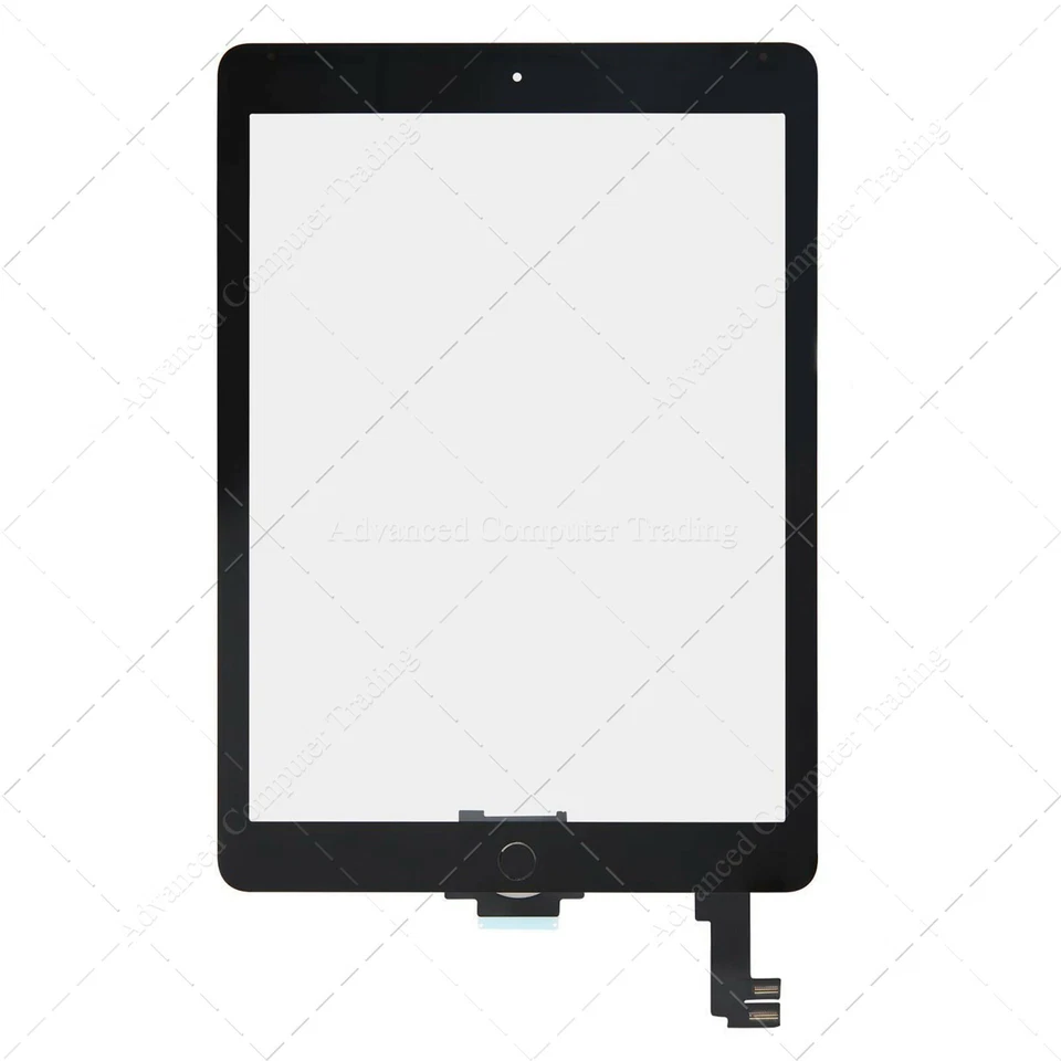 ADVANCED COMPUTER TRADING Pantalla tactil para APPLE iPad Air 2 DIGITALIZADOR 6TH (A1566 A1567) NEGRO