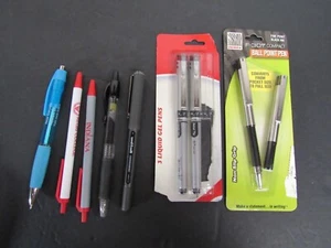 8 Tintenstifte Zebra F301 Compact, Pentel EnerGel, Uniball Vision, Pilot G-2 usw. - Bild 1 von 6