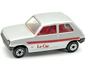Matchbox No 21 Lesney Renault 5TH Silver "Le Car" w/Red Interior Black Base - Picture 1 of 5