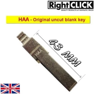 VW Audi Seat Skoda Ford Remote Flip Blade / Key Blank HAA (HU66) - Picture 1 of 1