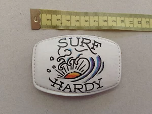 Ed Hardy Gürtelschnalle Surf / Leder weiß unisex / für Gürtelbreite bis 4cm - Bild 1 von 2