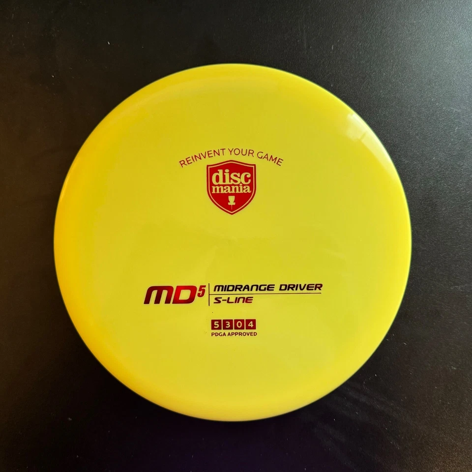 S-LINE MD5: 175g, Yellow, Discmania Overstable Putter - Image 1 of 1