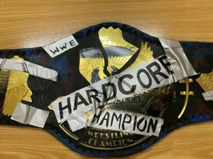 Hardcore Championship Replica Belt Title Wrestling Belt 2mm brass replica new - Picture 1 of 6