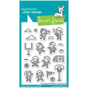 Lawn Fawn - Clear Stamps - Tiny Sports Friends LF2865 - Picture 1 of 3