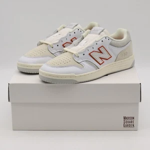 NM480NYK KITH New Balance Numeric 480 Madison Square Garden White Orange (Men's) - Picture 1 of 11