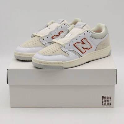 NM480NYK KITH New Balance Numeric 480 Madison Square Garden White Orange (Men's) - Image 1 of 4