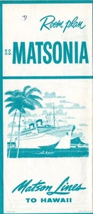1956 Matson Line MATSONIA (ex-MONTEREY) Rehab Deck Plan - Future BRITANIS - Picture 1 of 2