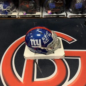 Ahmad Bradshaw Signed New York Giants Speed Mini Helmet Inscribed Steiner CX - Picture 1 of 3