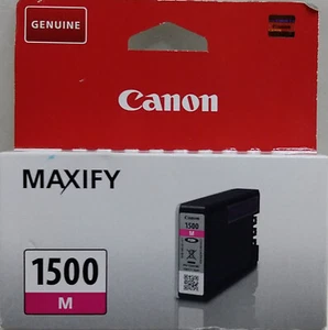 Canon PGI 1500 Original Magenta Maxify Cartridge - OVP MB2350 MB2050 NEW Genuine - Afbeelding 1 van 6