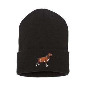 Springer Spaniel Perro Bordado Gorro, Spaniel Perro Bordado Gorro - Imagen 1 de 2
