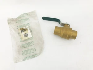 New RWV 5595AB 1-1/4" Brass Ball Valve 600 WOG 150 WSP - Picture 1 of 6