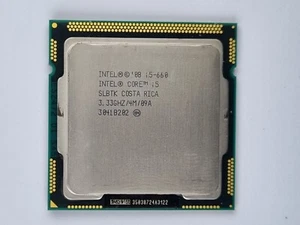 Processor, Intel Core i5-660. SLBTK Costa Rica 3.3 GHZ 3041B282. Intel Core i5 C - Picture 1 of 3