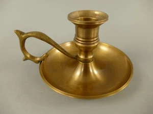 Kerzenleuchter mit Tropfschutz Nacht-Leuchter Kerzenhalter Antik Biedermeier s - Bild 1 von 3